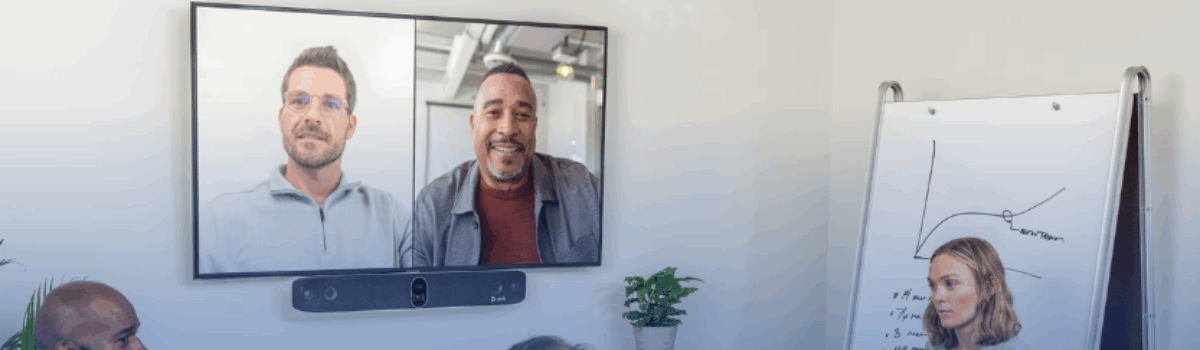 Videoconferência com IA: mais presença, clareza e foco em qualquer lugar