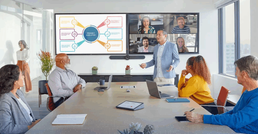 Câmeras com IA: como o rastreamento automático cria experiências de reunião mais humanas?