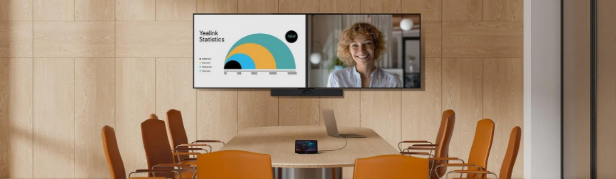 Yealink MeetingBar A40: tecnologia inteligente para salas de reunião mais simples