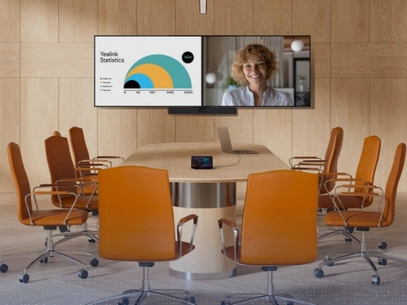 Yealink MeetingBar A40: tecnologia inteligente para salas de reunião mais simples