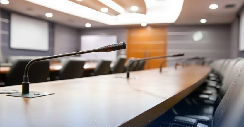 Microfone de mesa, de teto ou integrado: qual escolher para uma sala corporativa?